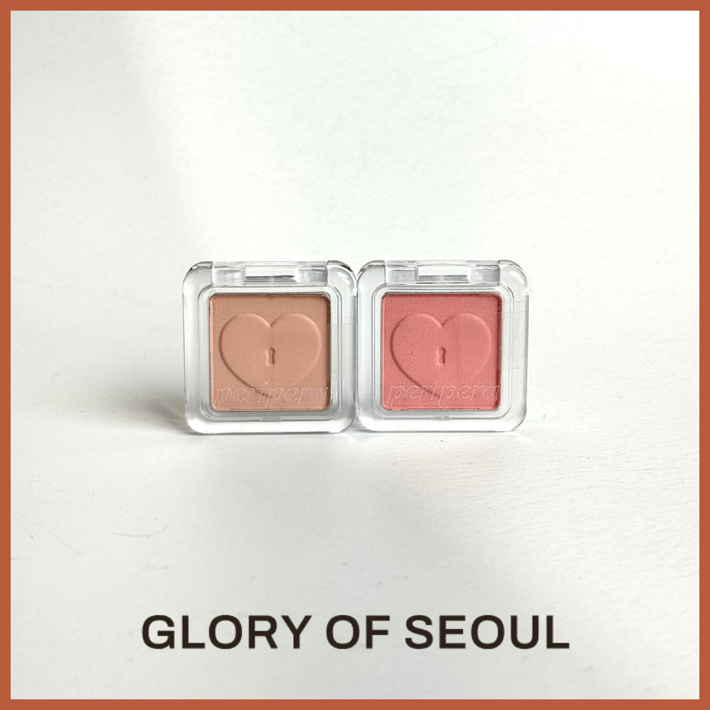 PERIPERA Heart Pocket Single, 2 Colors ( M07 Evenly Ripened Apricot, M15 Greatest Of Beige )