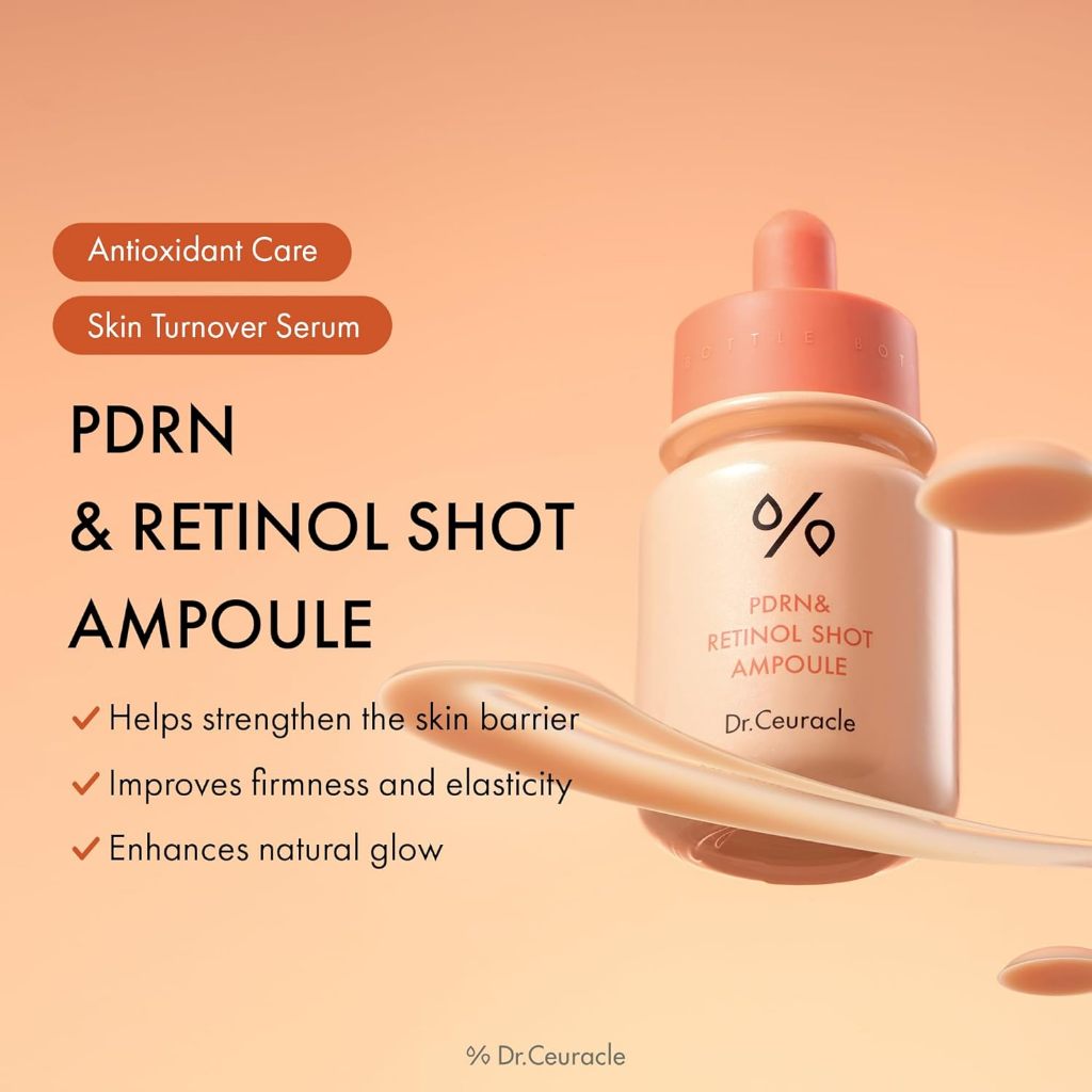 DR.CEURACLE AMPOULE 5 tipos, 30 ml (VEGAN BHA&MATCHA, NIACIN&RICE, AZELAIC10&MADECA, PDRN & RETINOL SHOT, GLUTATHIONE & NMN AMPOULE)