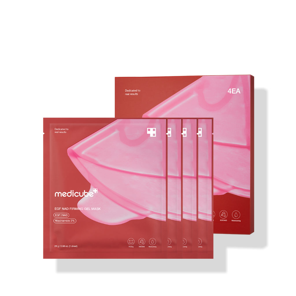 [NUEVO] Medicube Mascarilla de Gel Reafirmante EGF NAD [1 unidad / 4 unidades (caja)]