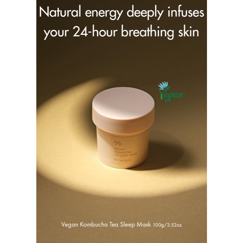 DR.CEURACLE Vegan Kombucha Tea Sleep Mask, 100g