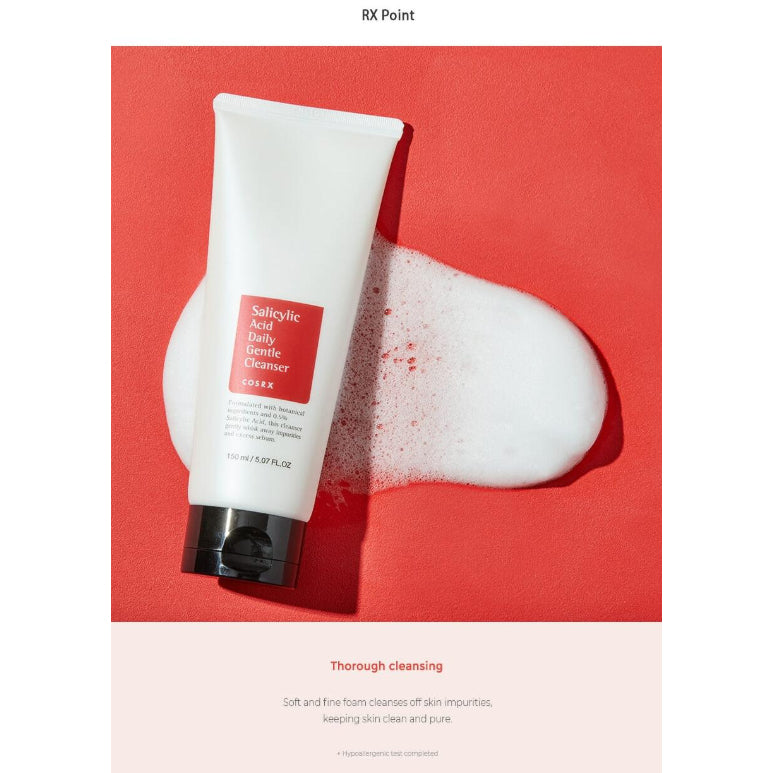 [MINI] COSRX Cleanser, 20mL / 2 Types ( Salicylic Acid Daily Gentle, Low pH Morning Gel )