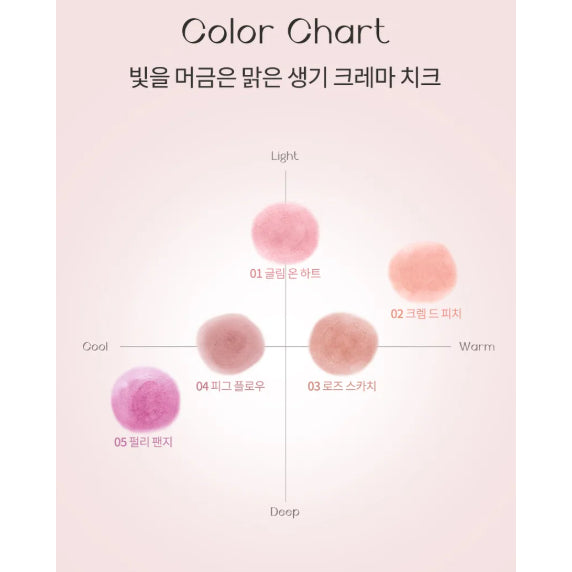 Simplain Gleam On Cheek 2 colores (03 Rose Scotch, 04 Fig Flow)