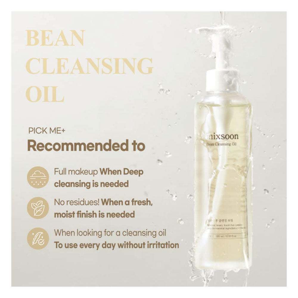 [MINI] mixsoon Bean Cream 15ml / Bean Cleansing Oil 20ml (2 Options)