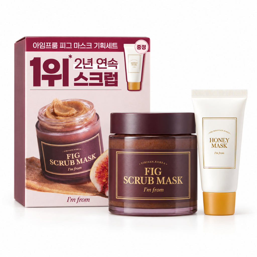 [SET] I'm From Fig Scrub Mask 120g + Honey Mask 30g GRATIS | EXP 12 dic 2026