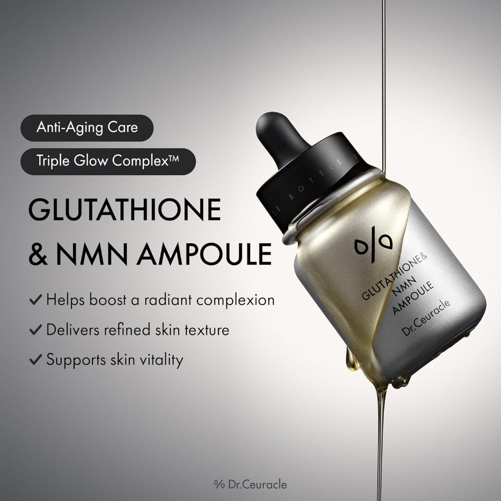 DR.CEURACLE AMPOULE 5 tipos, 30 ml (VEGAN BHA&MATCHA, NIACIN&RICE, AZELAIC10&MADECA, PDRN & RETINOL SHOT, GLUTATHIONE & NMN AMPOULE)