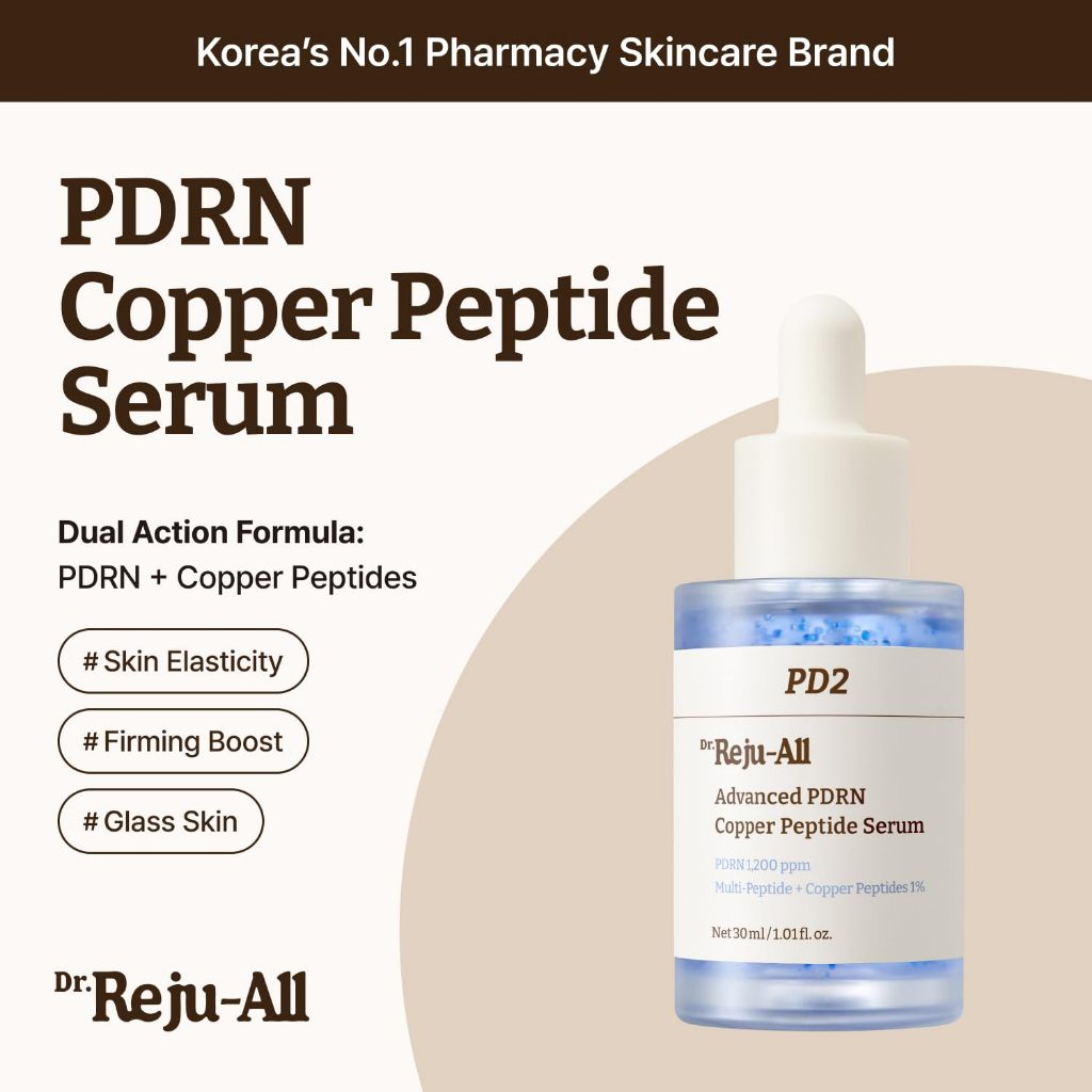 [NUEVO] Suero avanzado de péptidos de cobre PDRN DR.REJUALL, 30mL