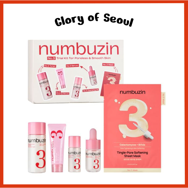 Kit de prueba NUMBUZIN No.3 para una piel suave y sin poros