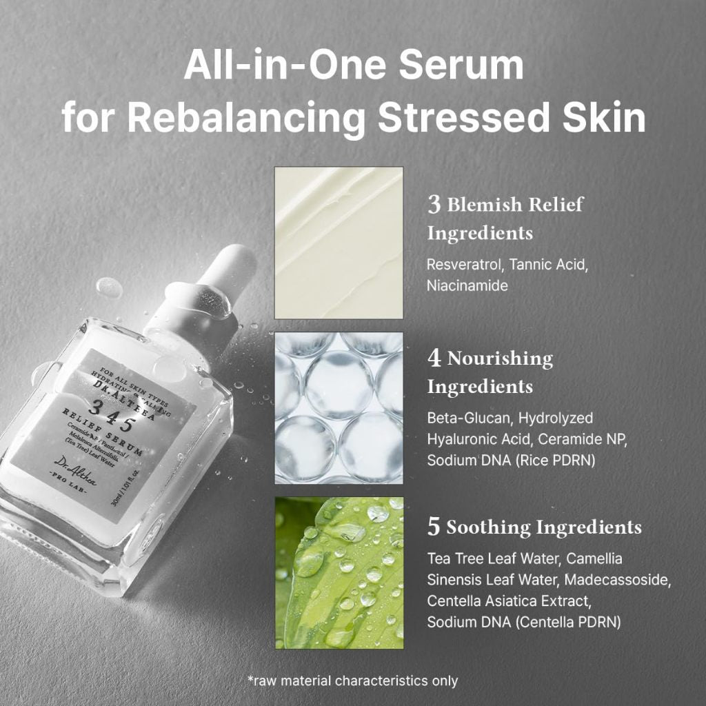 Dr.Althea 345 Relief Serum / 15ml, 30ml