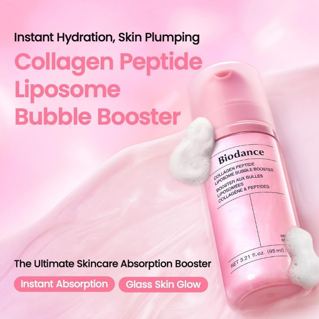 [NUEVO] BIODANCE Liposome Bubble Booster, 2 tipos / 95 mL (Péptido de colágeno, PDRN de caviar)