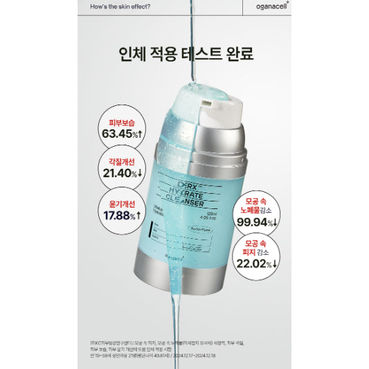 OGANACELL DERX™ Hydrate Cleanser, 30ml / 120ml