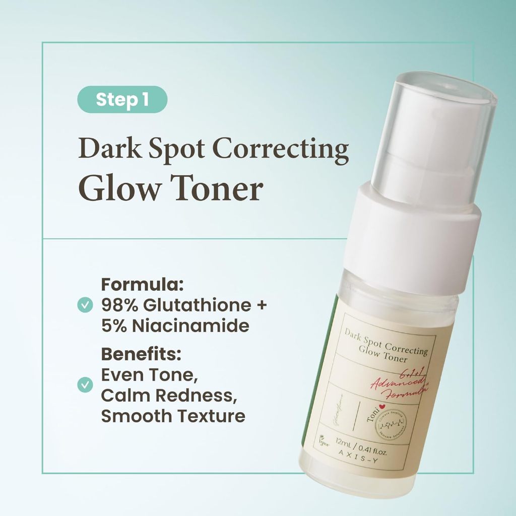 AXIS-Y The Mini Glow Trio Set ( Glow Serum 5ml, Toner 12ml, Cream 5ml )