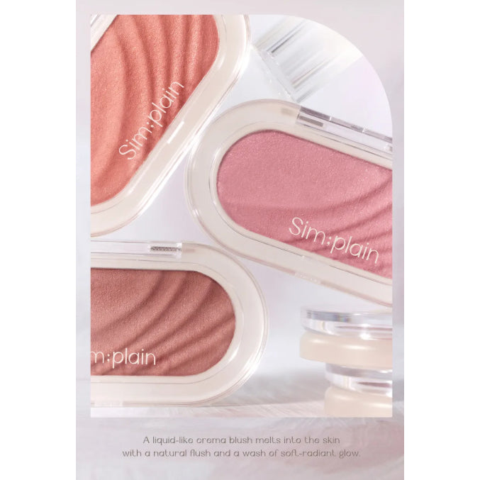 Simplain Gleam On Cheek 2 colores (03 Rose Scotch, 04 Fig Flow)