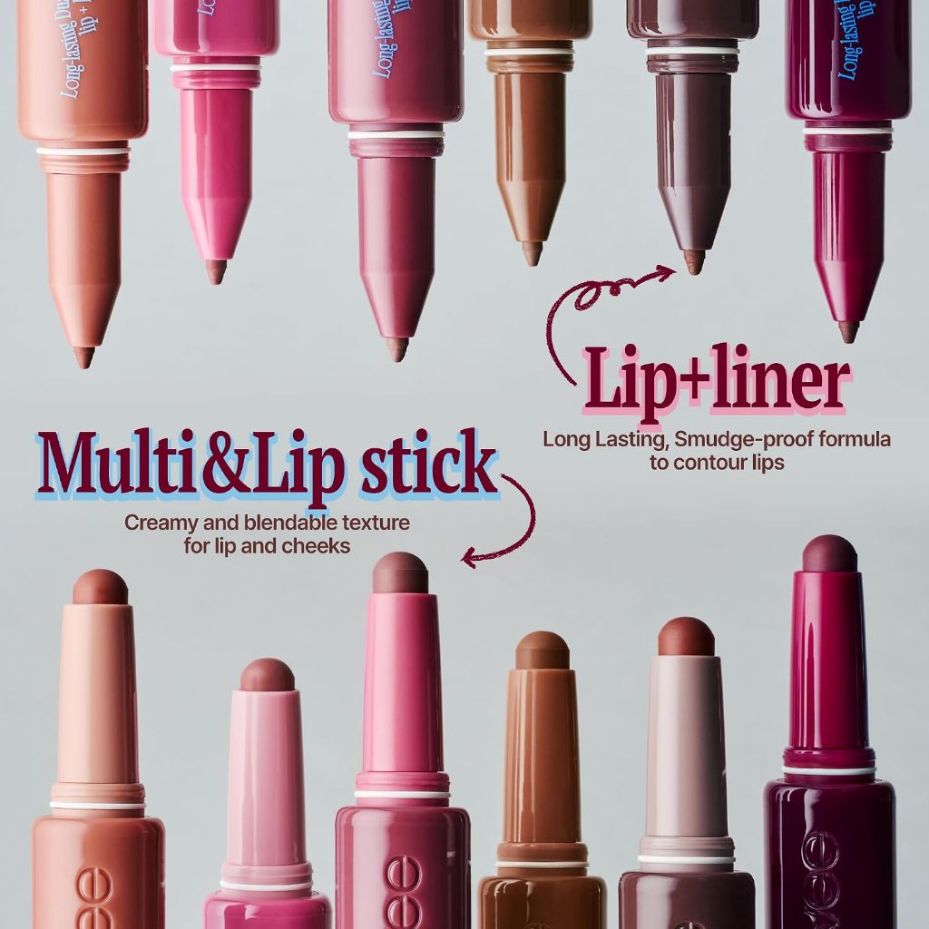 Delineador de labios de doble color de larga duración FWEE 1.2g / 6 colores