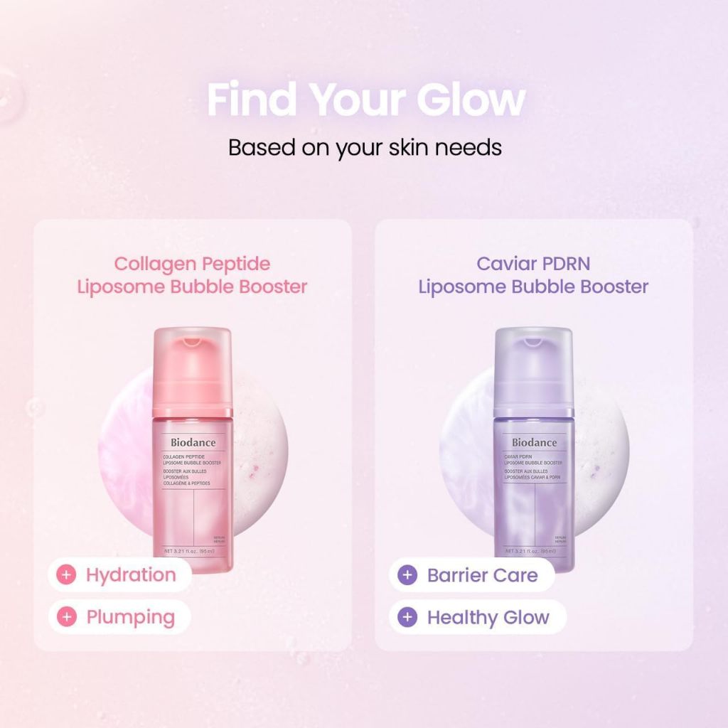 [NUEVO] BIODANCE Liposome Bubble Booster, 2 tipos / 95 mL (Péptido de colágeno, PDRN de caviar)