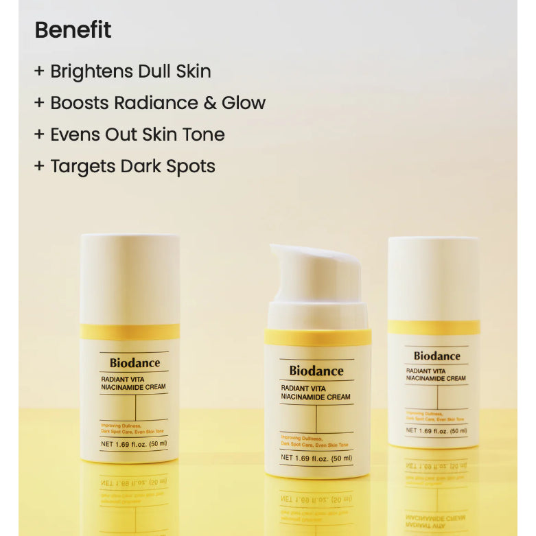 [MINI] BIODANCE Radiant Vita Niacinamide Collection 2 Types, 10ml ( Serum, Cream )