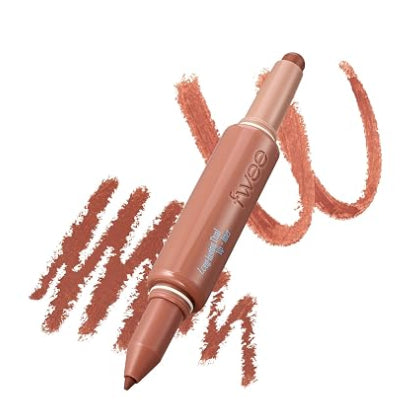 Delineador de labios de doble color de larga duración FWEE 1.2g / 6 colores