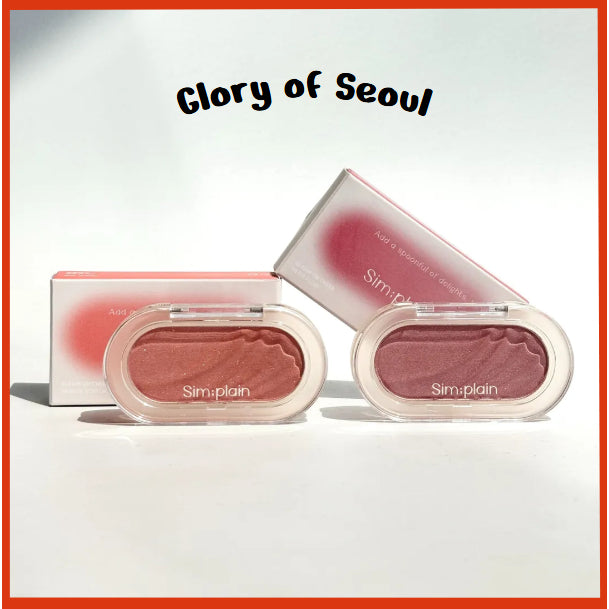 Simplain Gleam On Cheek 2 colores (03 Rose Scotch, 04 Fig Flow)