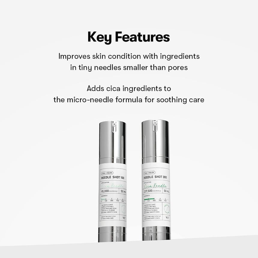 [NUEVO] Kit de prueba VT Glow Essentials (Set mini de 3 piezas) | Reedle Shot 100 30ml + PDRN Essence 100 10ml + PDRN Capsule Cream 100 30ml