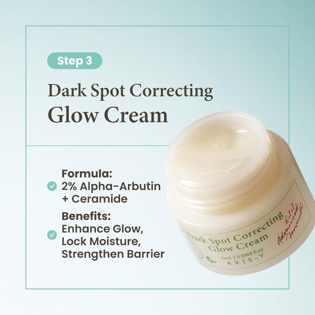 AXIS-Y The Mini Glow Trio Set ( Glow Serum 5ml, Toner 12ml, Cream 5ml )