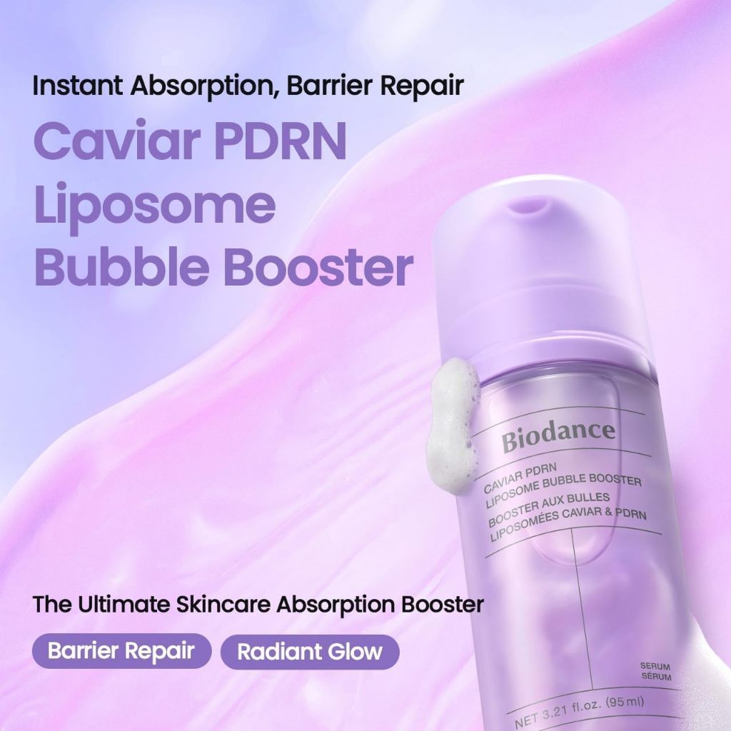 [NUEVO] BIODANCE Liposome Bubble Booster, 2 tipos / 95 mL (Péptido de colágeno, PDRN de caviar)