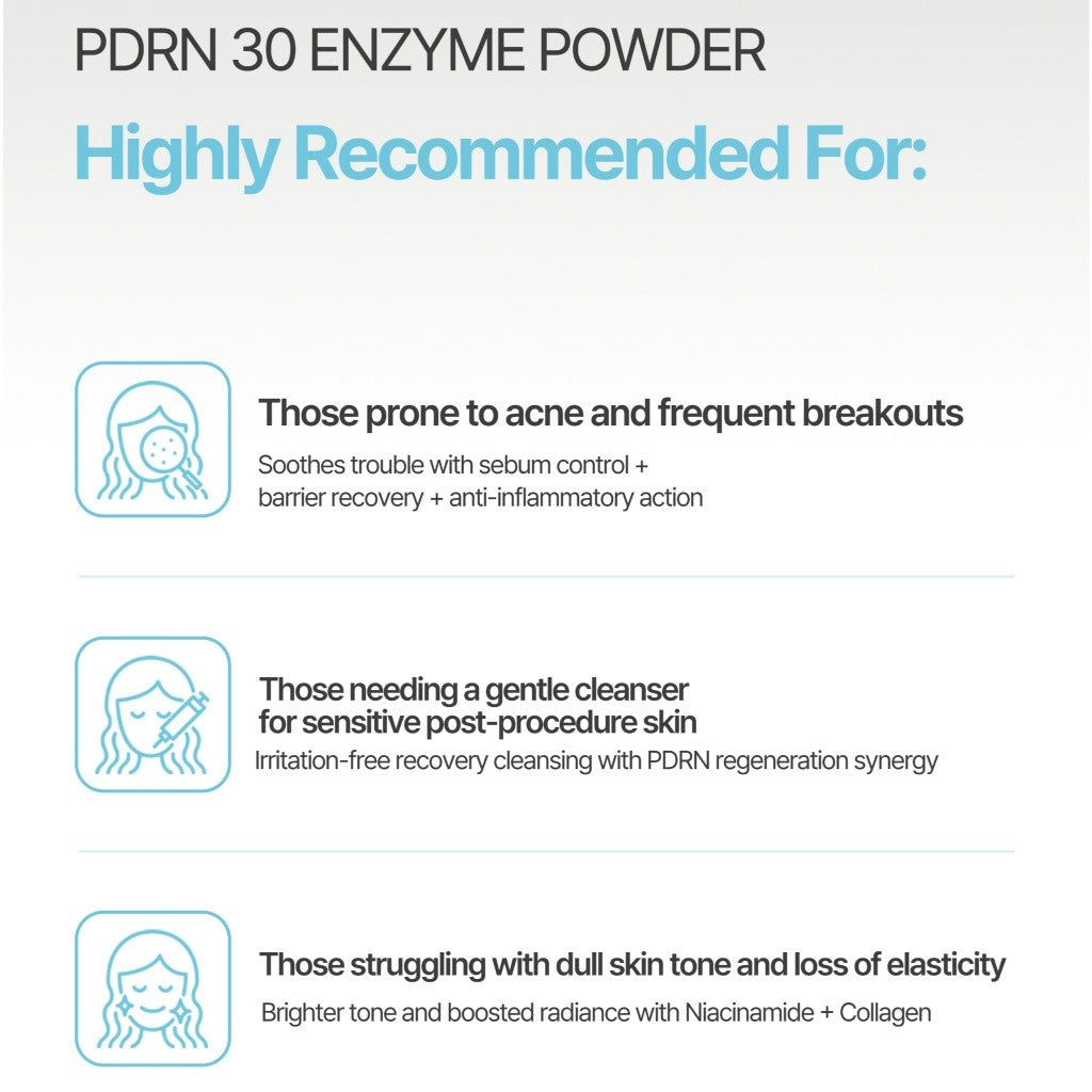 [NEW] 30SEC PDRN 30 Enzyme Cleansing Powder 300mg*24Sachets