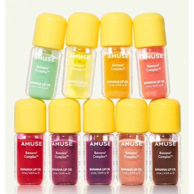 AMUSE Banana Lip Oil, 4.5ml / 8colors