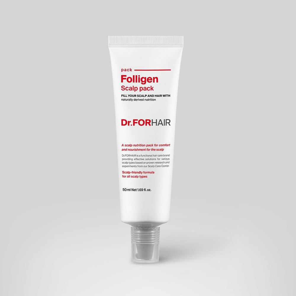 [Renewed] DR.FORHAIR Folligen Thickening Sea Salt Exfoliator 250g, Conditioning Mask 200ml