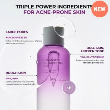 JUMISO Niacinamide 2+ Pore Smoothing Toner 205ml
