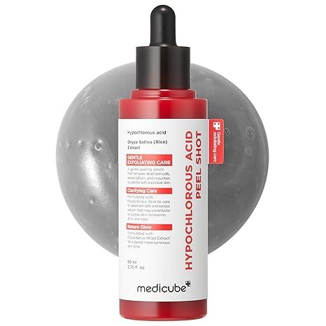MEDICUBE Hypochlorous Acid Peel Shot 80ml, Kojic Acid Turmeric Peel Shot 80ml