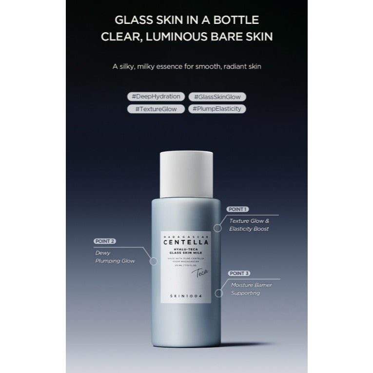 SKIN1004 Hyalu Teca Glass Skin Milk, 210 ml
