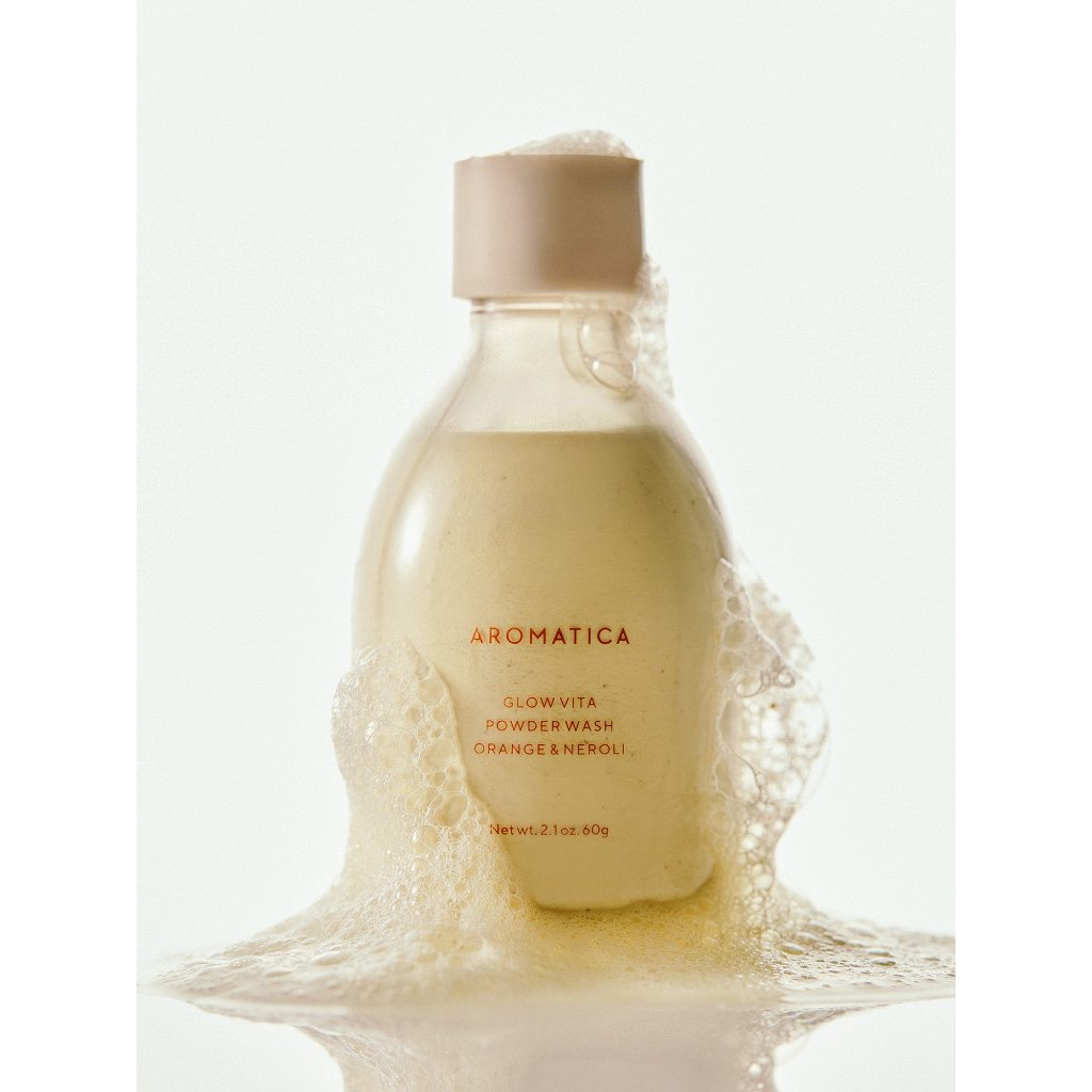AROMATICA Glow Vita Powder Wash Naranja y Neroli 60g