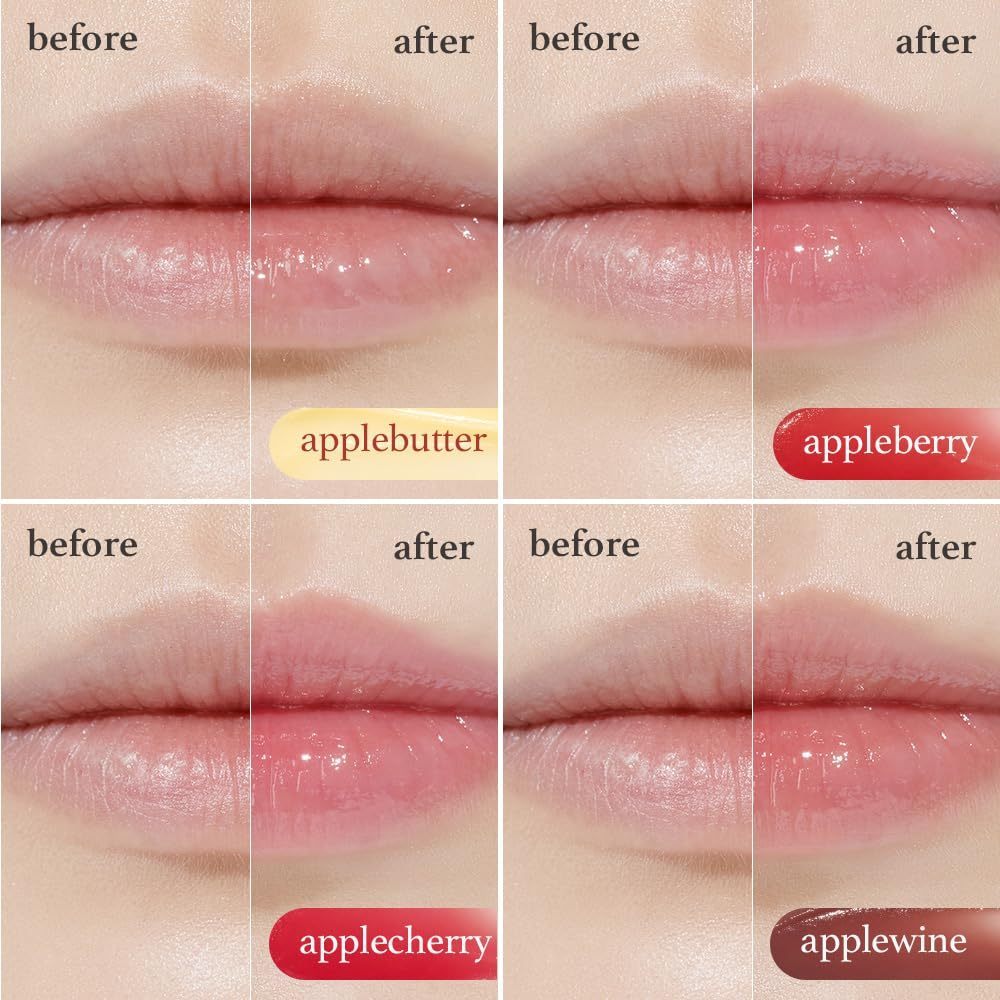 NOONI Vegan Lip Mask Overnight (2Types) Applebutter / Appleberry