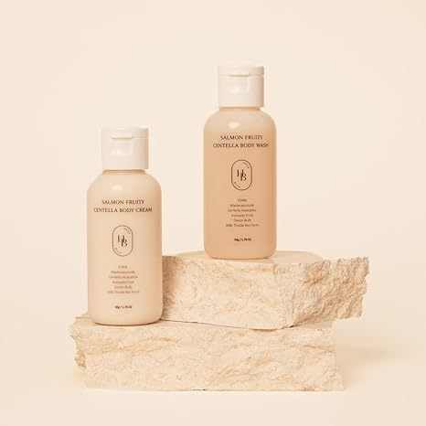 HEVEBLUE Salmon Fruity Centella Body Travel Kit