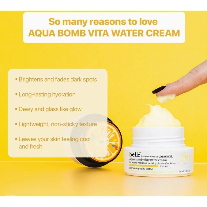 BELIF Aqua Bomb Vita Water Cream, 50ml