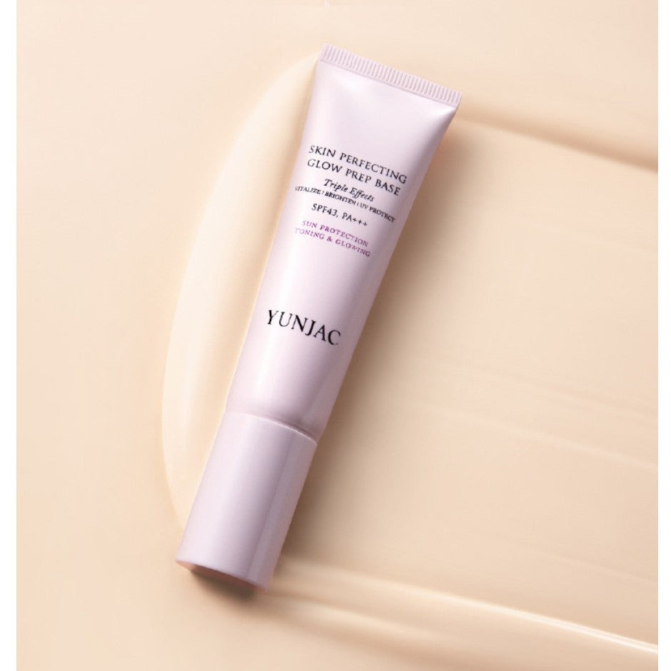 YUNJAC SKIN PERFECTING GLOW PREP BASE (FPS 43, PA+++) 30 mL, 10 mL