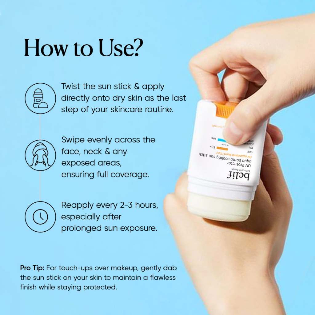 BELIF UV Protector Aqua Bomb Sun Stick, 14g (FPS50+/PA++++)