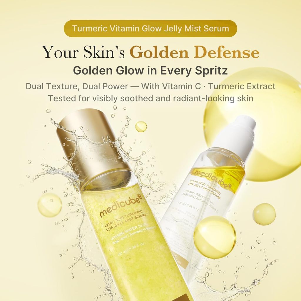 [NEW] MEDICUBE PDRN Pink Glow Jelly Mist Serum, Kojic Acid Turmeric Vita Jelly Mist Serum 100ml / 3 Options