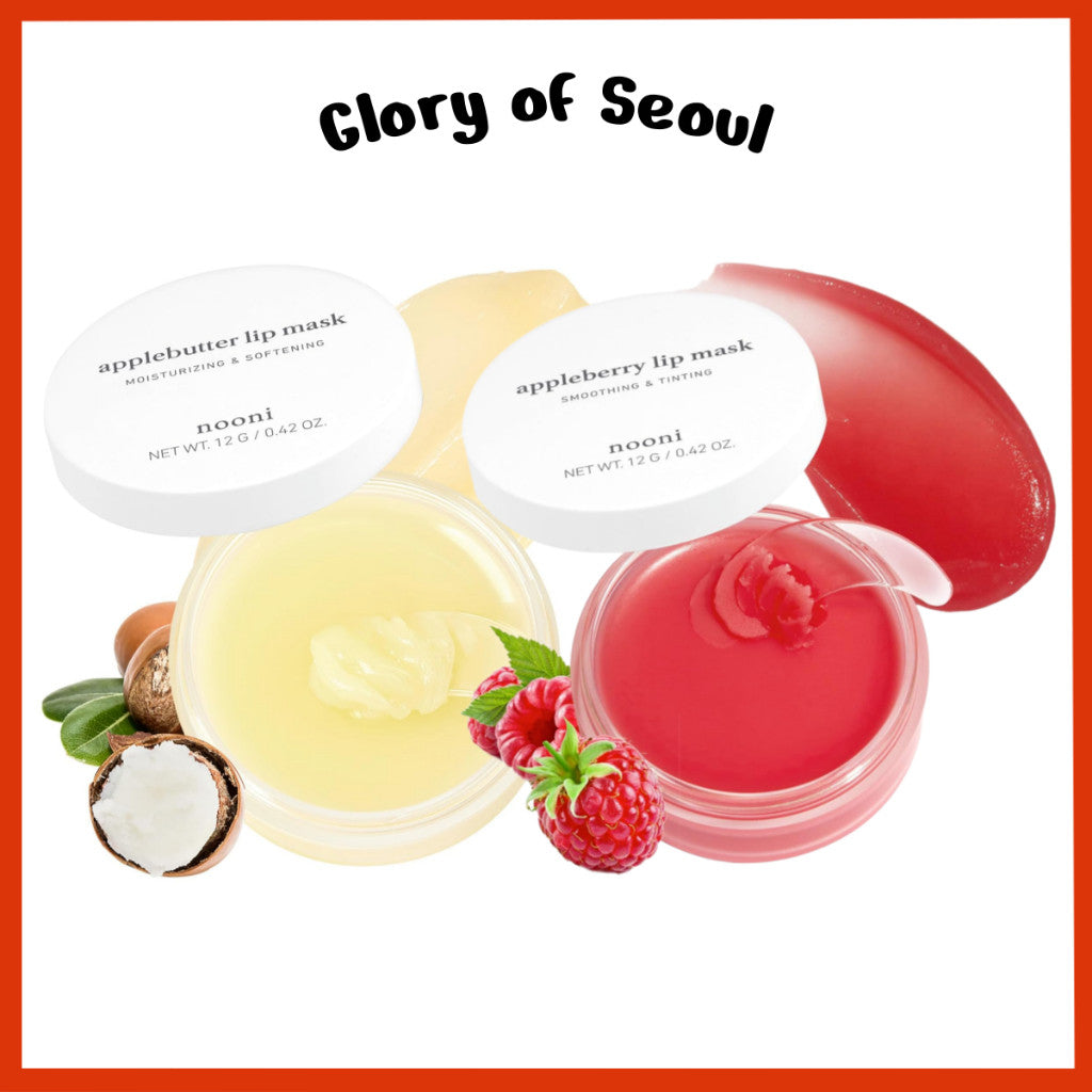 NOONI Vegan Lip Mask Overnight (2Types) Applebutter / Appleberry