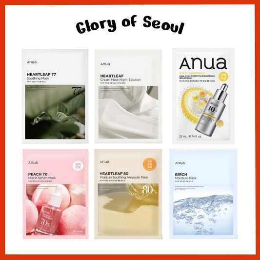 ANUA Sheet Mask 6Types 10Sheets