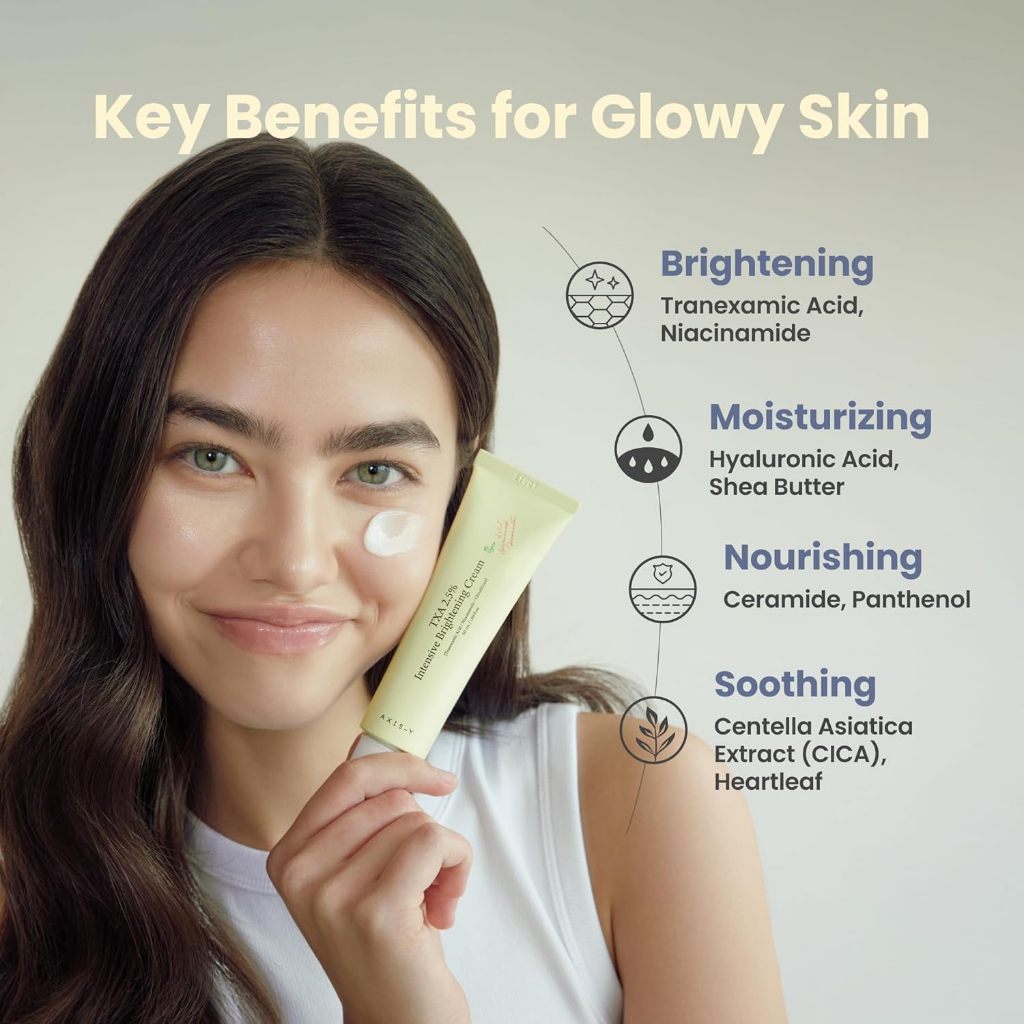 [NEW] AXIS-Y TXA 2.5% Intensive Brightening Cream, 50ml │ For Uneven Skin Tone · Deep Hydration