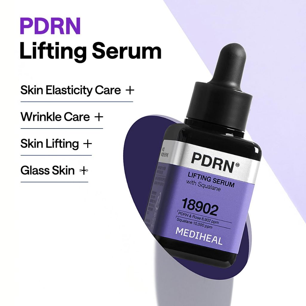 MEDIHEAL PDRN Lifting Serum with Sqaualene (Original Product 40ml / Refill 10ml)