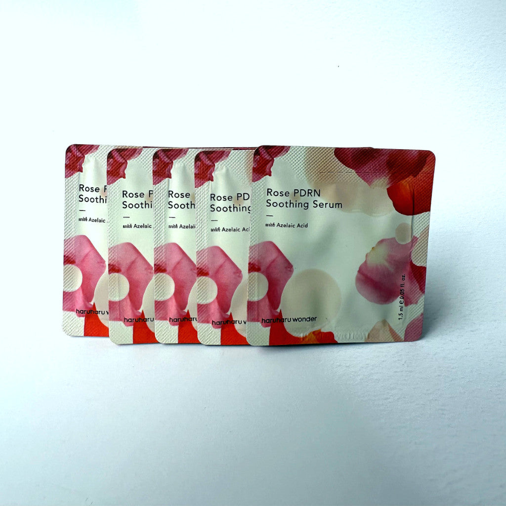 [SET] HARUHARU WONDER Rose PDRN Soothing / Firming Serum Sachet Pouch (1.5ml*5ea)