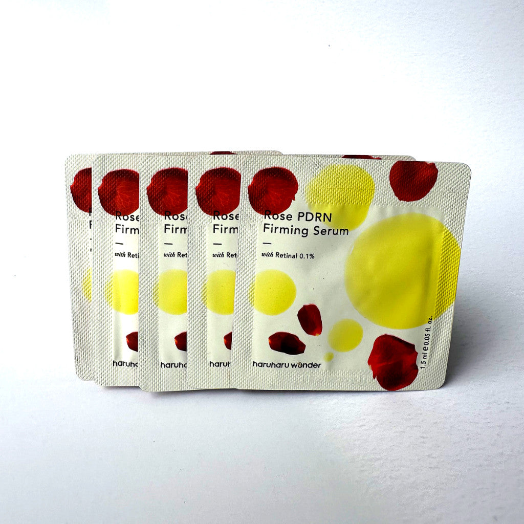 [SET] HARUHARU WONDER Rose PDRN Soothing / Firming Serum Sachet Pouch (1.5ml*5ea)