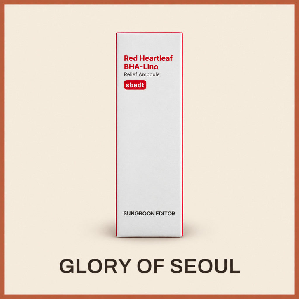 SUNGBOON EDITOR Red Heartleaf BHA-Lino Relief Ampoule 40ml | Ampolla coreana calmante