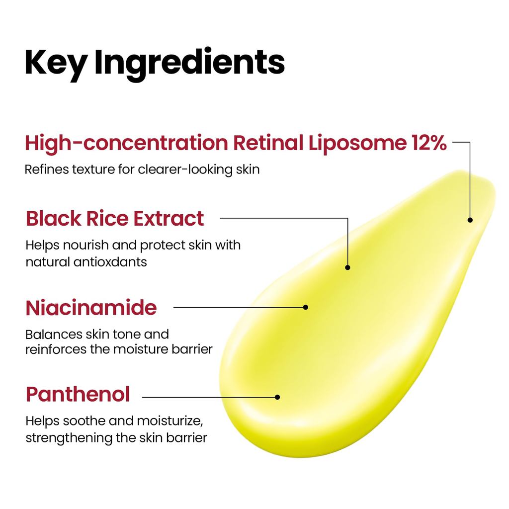 K-SECRET SEOUL 1988 Advanced Shot Retinal Liposome 12% + Arroz Negro 15ml