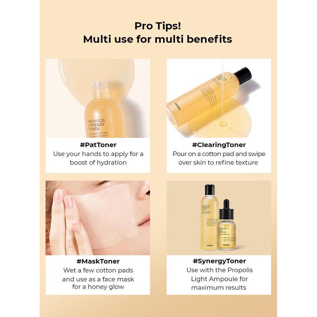 Tónico facial hidratante coreano COSRX Full Fit Propolis Synergy 150ml