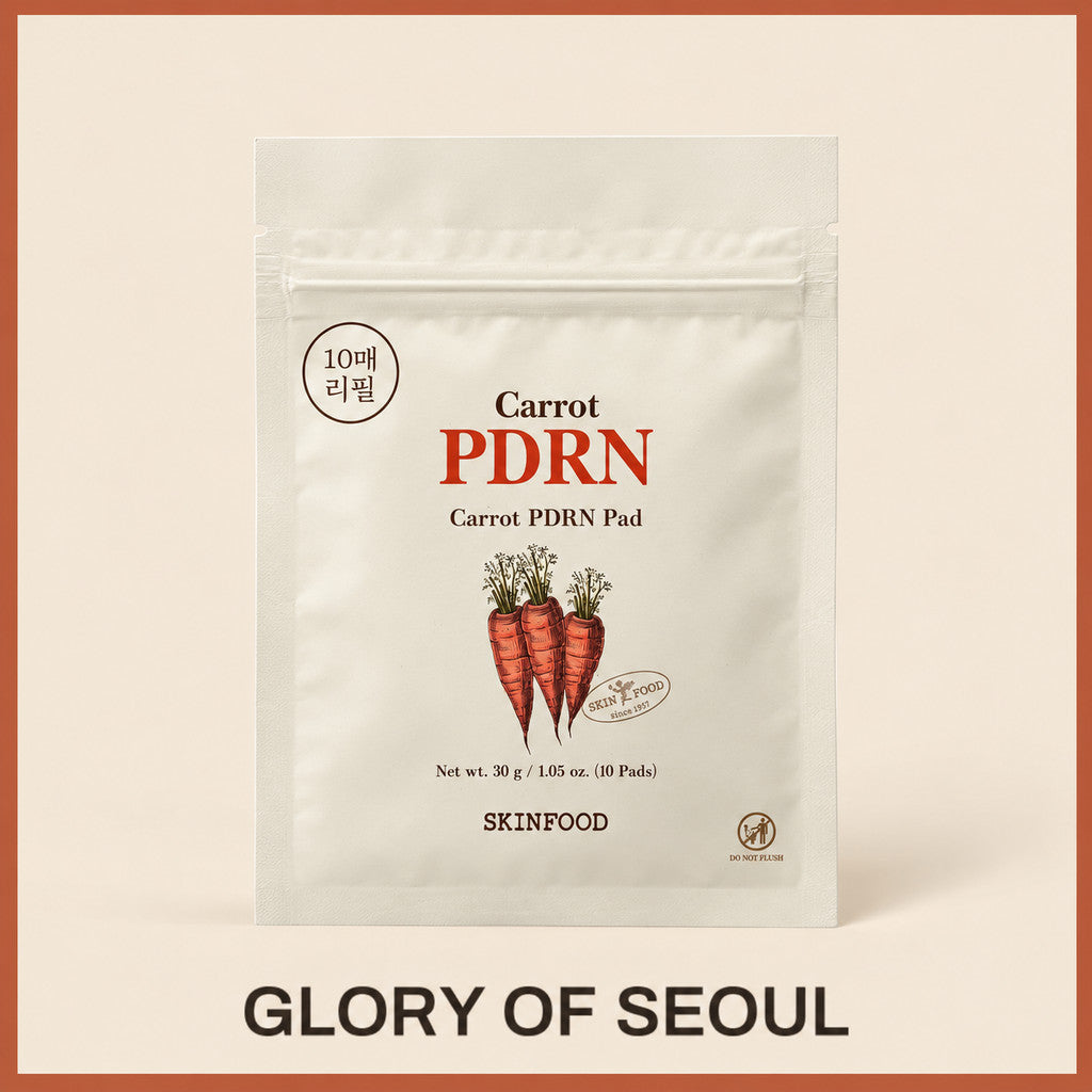 SKINFOOD Almohadillas de Zanahoria PDRN 10 unidades