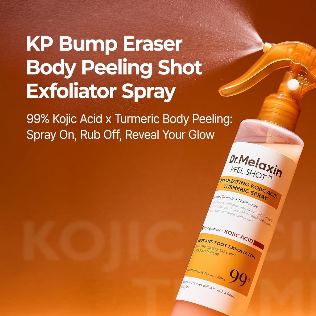 Dr. Melaxin Peel Shot Spray exfoliante con ácido kójico y cúrcuma 200 ml