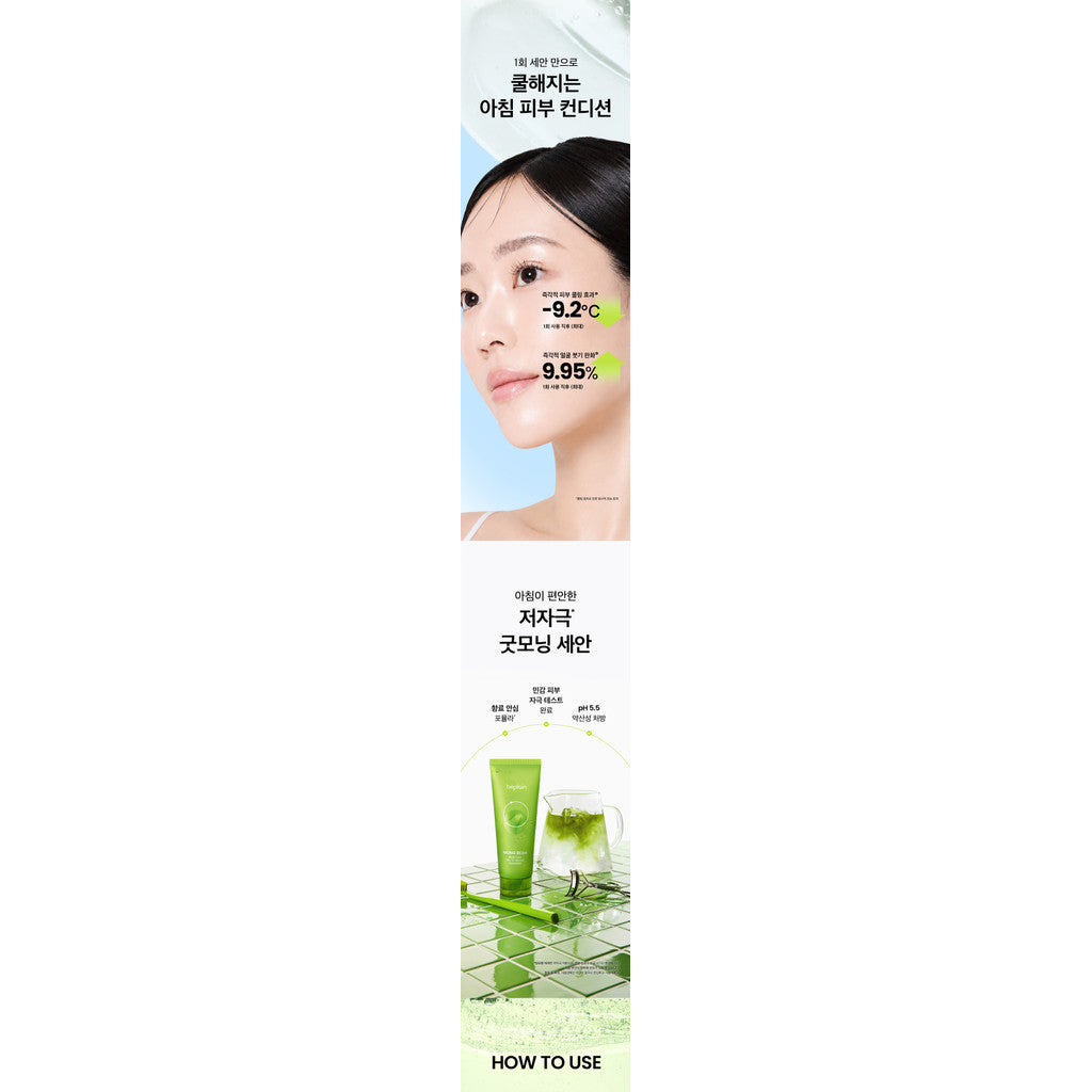 beplain Mung Bean Moisture Gel to Water Cleanser 170ml