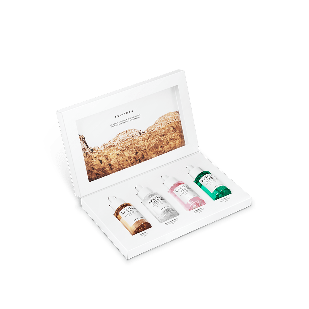 [KIT] SKIN1004 Madagascar Centella Ampoule Kit 30ml*4 (Centella + Tone Brightening + Poremizing Fresh + Tea-Trica Relief)